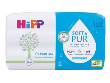 Hipp Babysanft Feuchttücher Soft & Pur 3x48 Stck